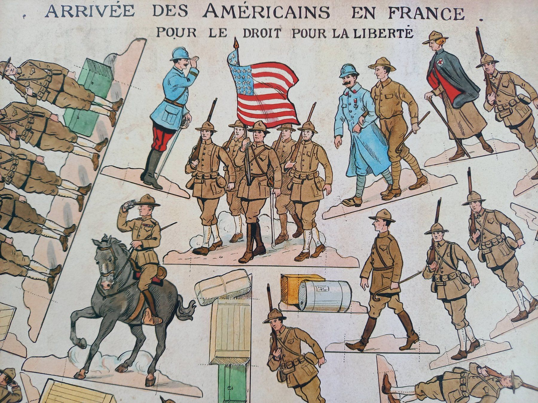 Grafiken & Lithographien: reproduction d'une ancienne image d'Epinal – Gebraucht aus Lausanne von leneko 1