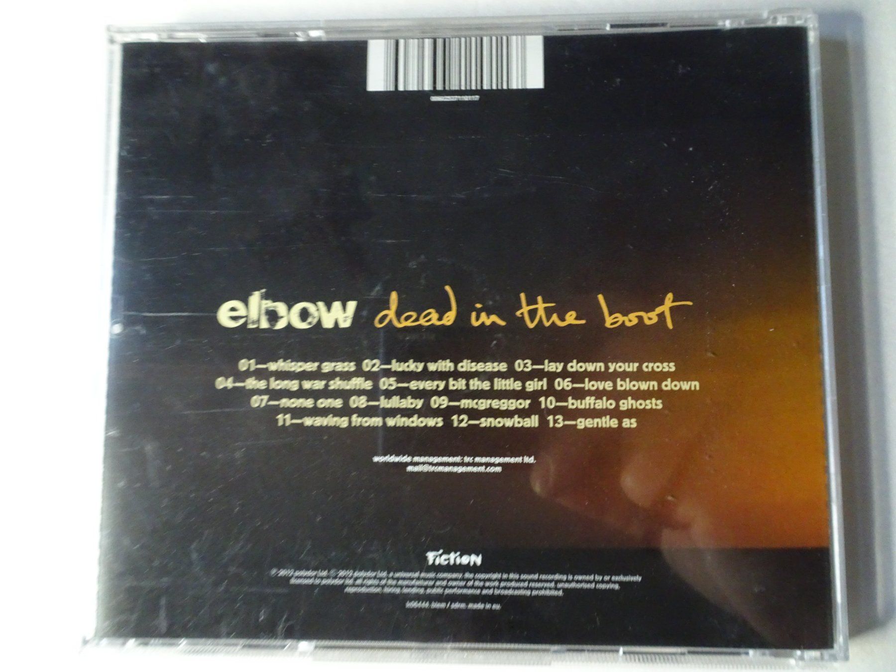 CD: Elbow - Dead In The Boot CD - Top Zustand - Selten! – Usato da Schönenwerd venduto da schnitzunddrunter 1
