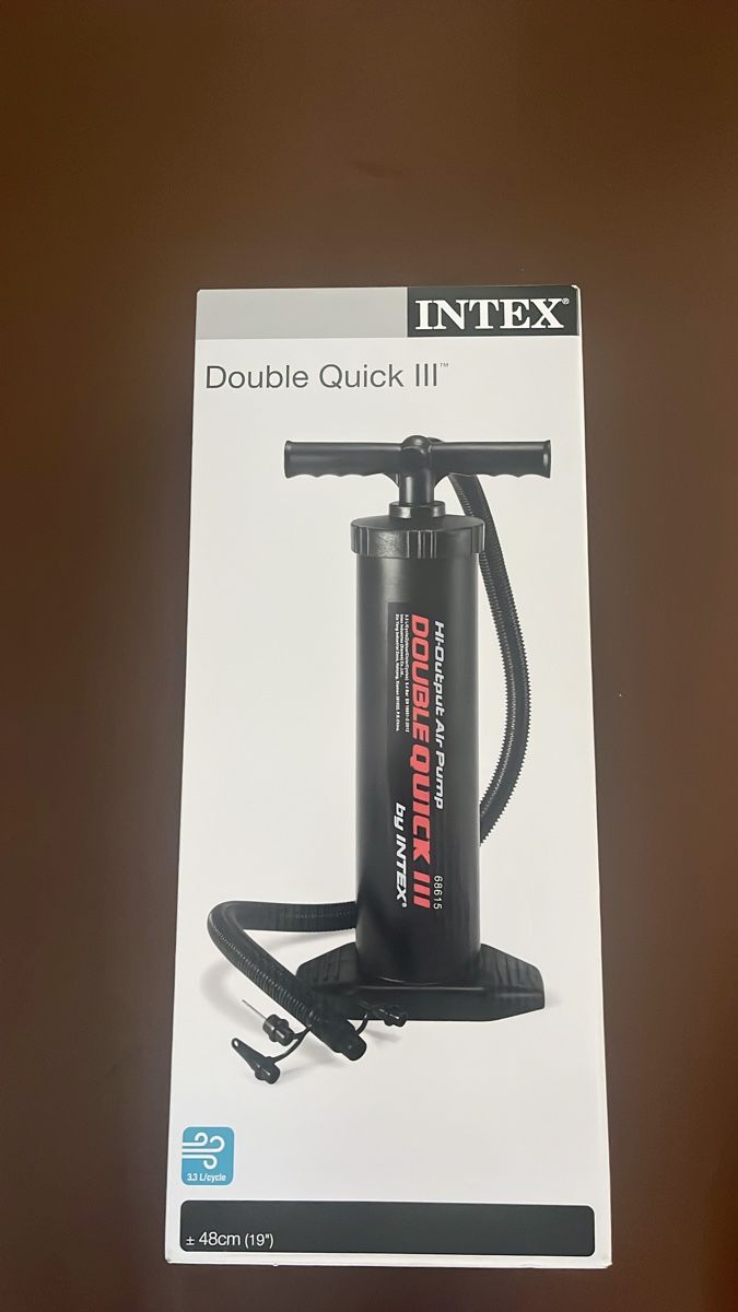 Intex Pumpen: Intex Double Quick III Luftpumpe neuwertig – Neu und originalverpackt aus Zürich von chr_wyv9