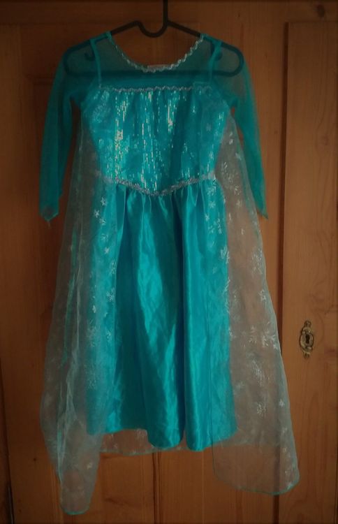 FIESTAS GUIRCA Eiskönigin ELSA Kostüm Für Mädchen - Komplettes Outfit Für Karneval & Mottoparty