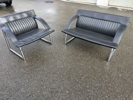De Sede DS-127 - Ledercouch und Lounge-Sessel von Gerd Lange
