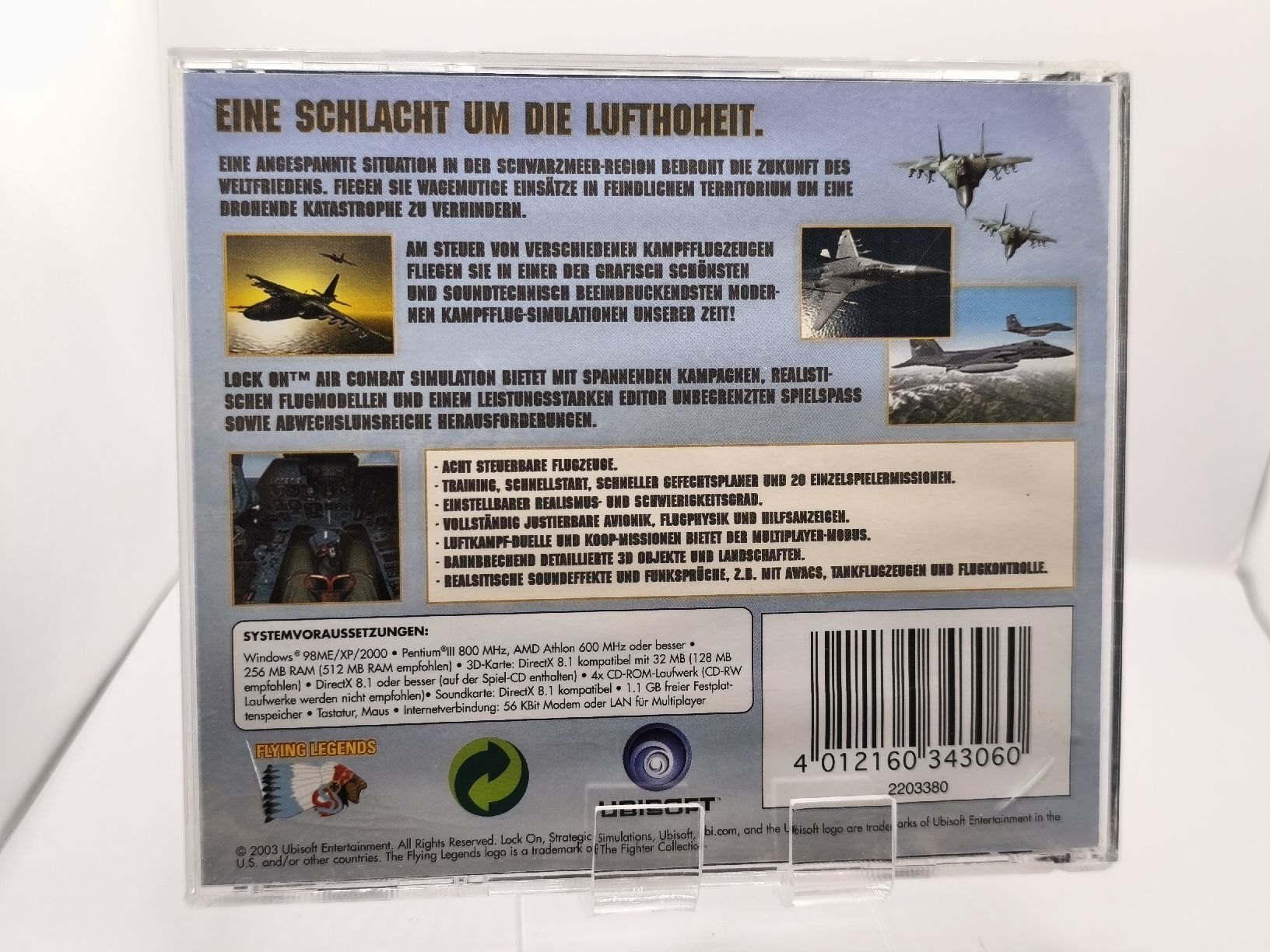 Jeux: Jeu PC Lock On Air Combat Simulation Ubisoft – D'occasion à Conthey par Th3gr4yf0x 2