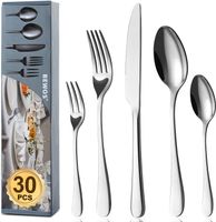 Besteck Set für 6 Personen, 30 teilig