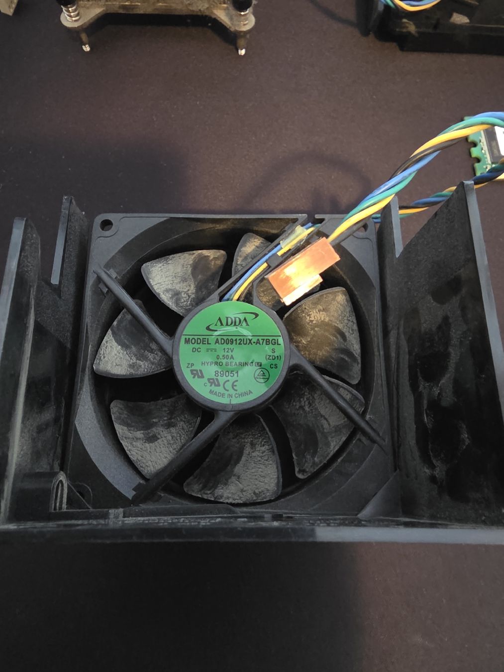 Componenti elettronici: Original CPU Kühler  Lüfter ADDA AD0912UX-A7BGL – Usato da Möhlin venduto da Hofi61