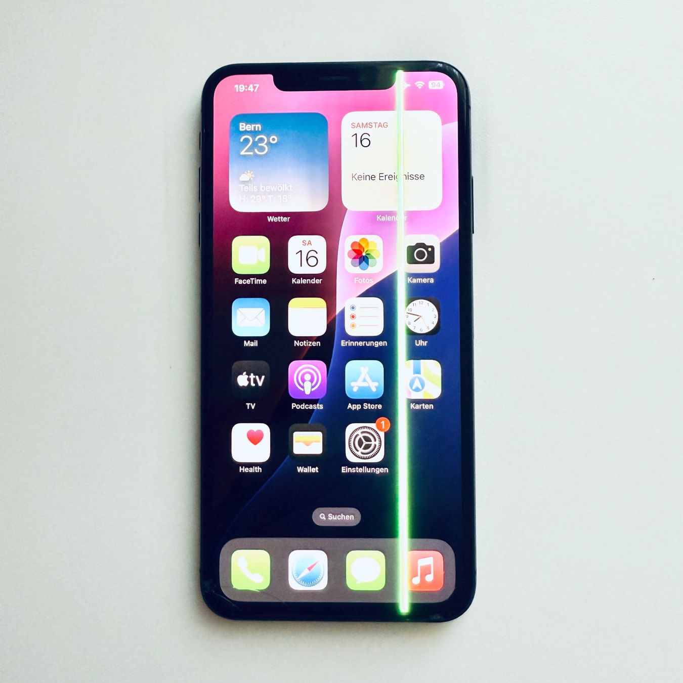 Apple Handys / Smartphones: iPhone XS Max 256GB Schwarz mit Displaybruch – Gebraucht aus Basel von MY.AIRPODS.SHOP 1