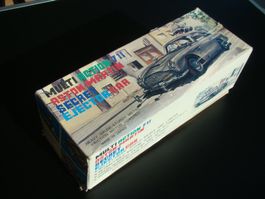 James Bond Aston Martin silber Schachtel Blech sehr selten