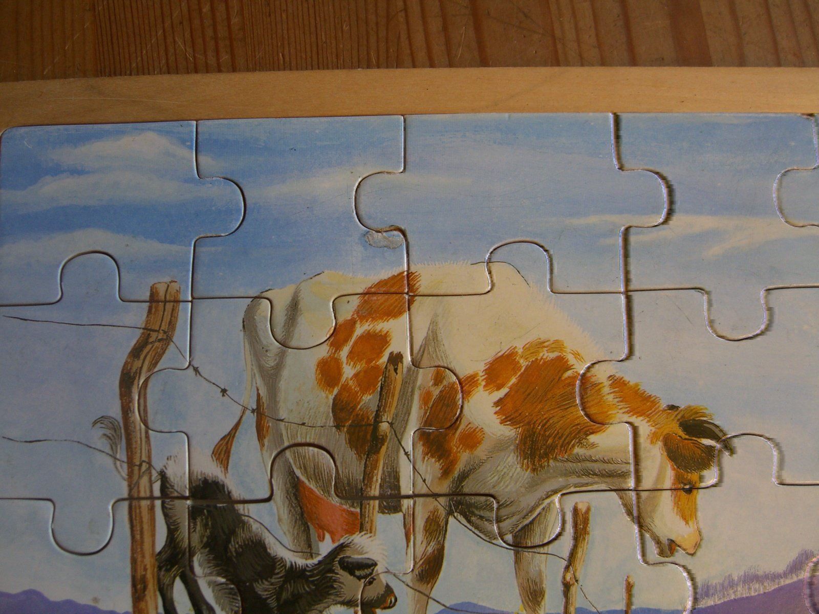 Puzzle: sehr schönes,Holz-Rahmen-Puzzle "beeboo" – Usato da Winterthur venduto da Gaia 4