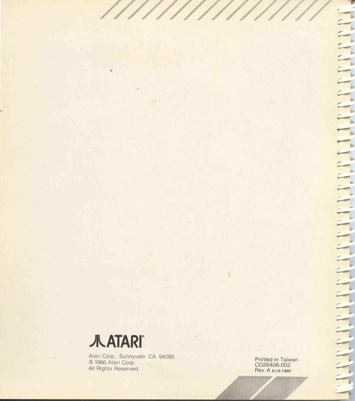 PCs: Manual und Boot Disk Atari 1040 ST – Gebraucht aus Riehen von  1