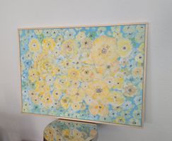 Wandbild, Acryl auf Leinwand, Einzelstück
