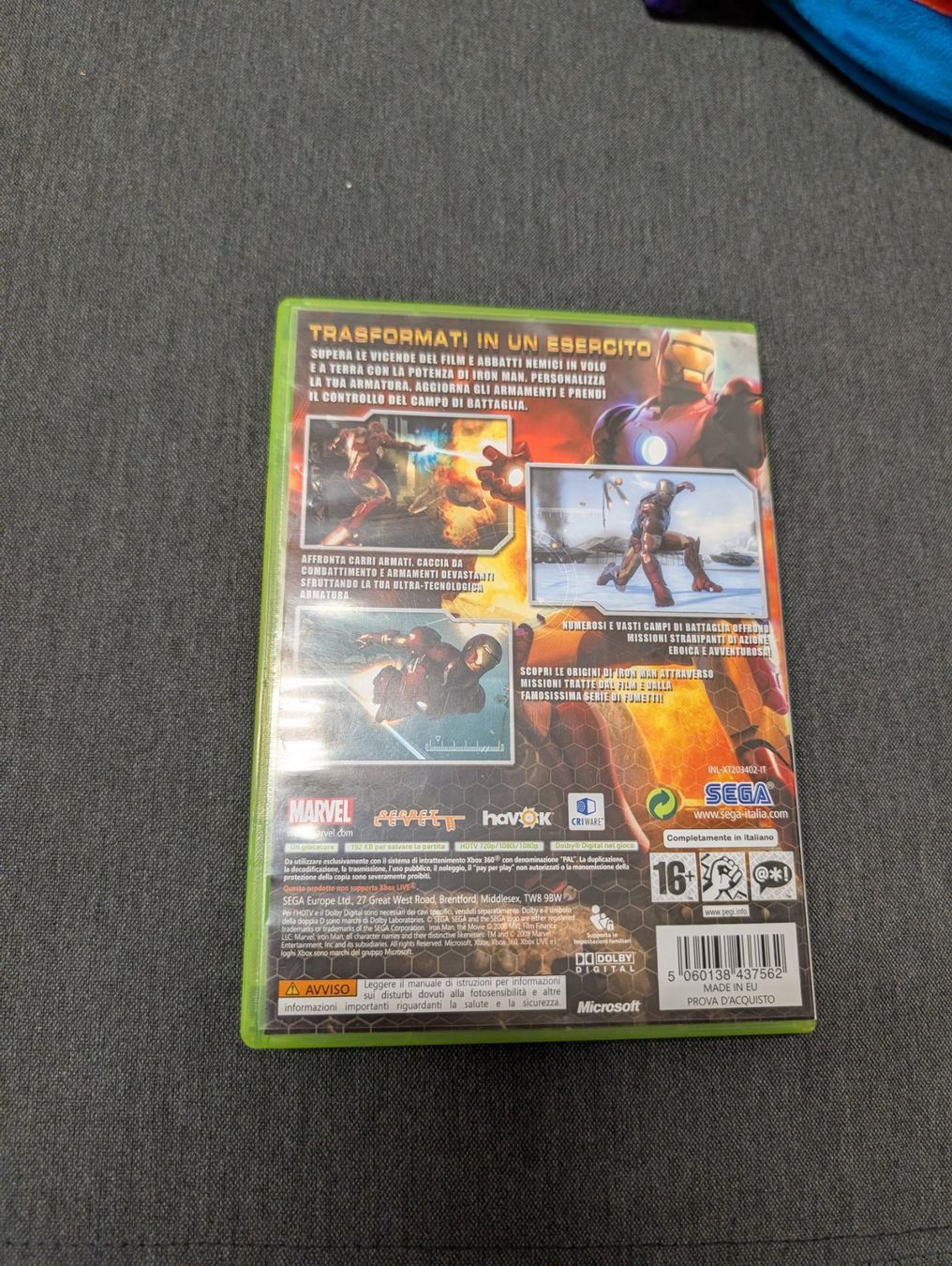 Giochi: Iron Man Microsoft Xbox 360 – Usato da Giubiasco venduto da Ticinerd 1