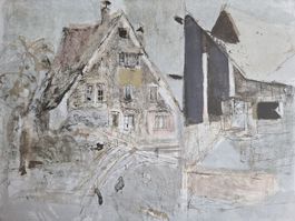 HANS FALK LITHOGRAPHIE SIGNIERT NUMMERIERT