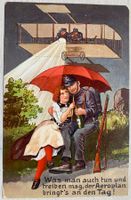 AK Altes Flugzeug, 1913