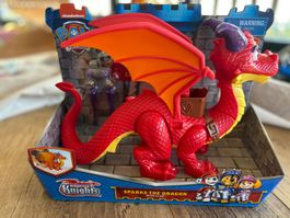 Paw Patrol Rescue Knights Sparks Drache mit Claw, Neu!