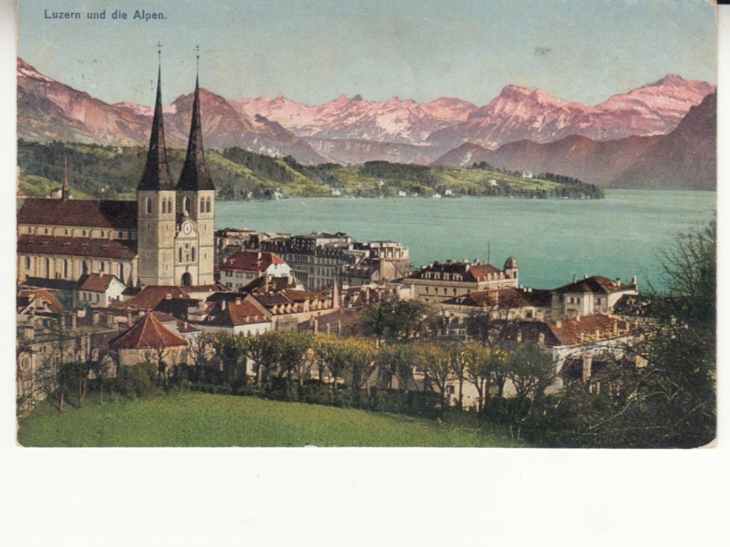 Ansichtskarten: Luzern 1921 – Gebraucht aus Bürglen TG von StampGraf