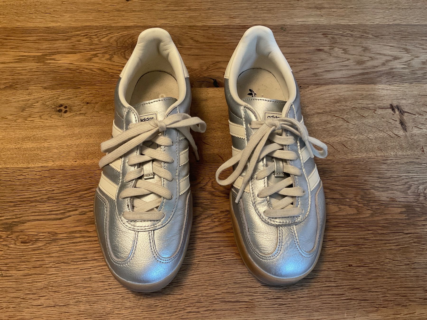 Adidas Herrenschuhe: Addidas Gazelle silber – Gebraucht aus Maur von sosteme