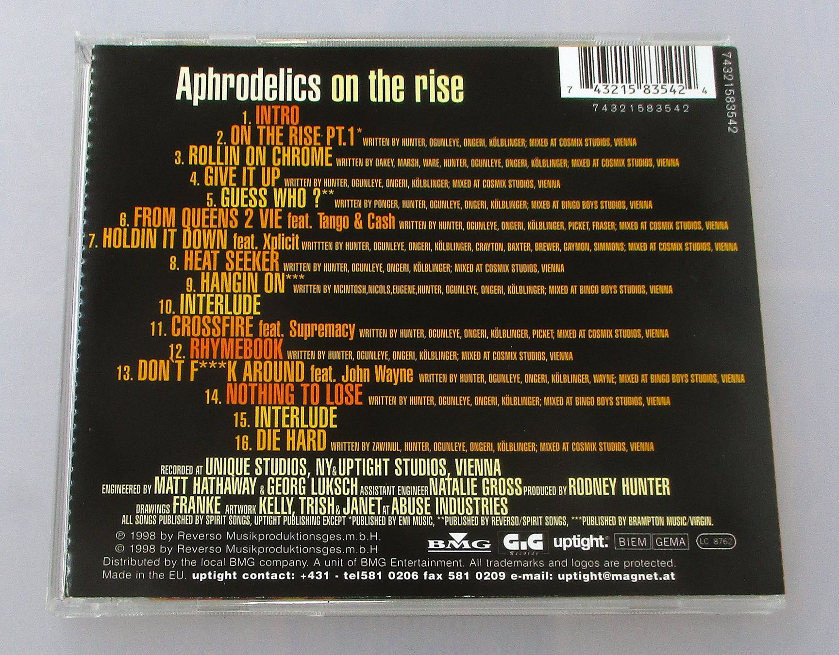 CD: APHRODELICS - On The Rise – Usato da Wattwil venduto da Muriel11 1