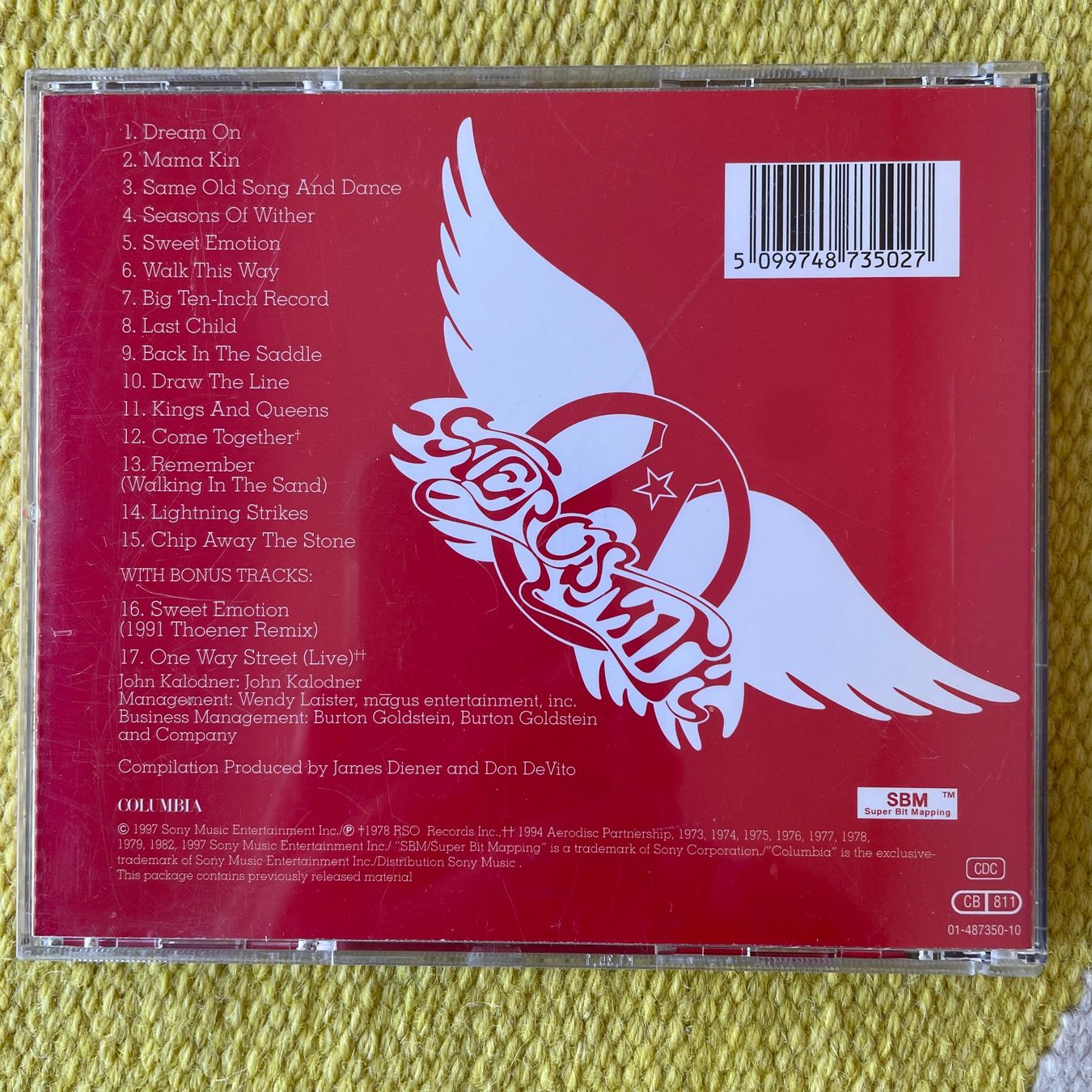CD: AEROSMITH-GREATEST HITS 1973-1988 – Usato da Rorschacherberg venduto da CD-Roli 1