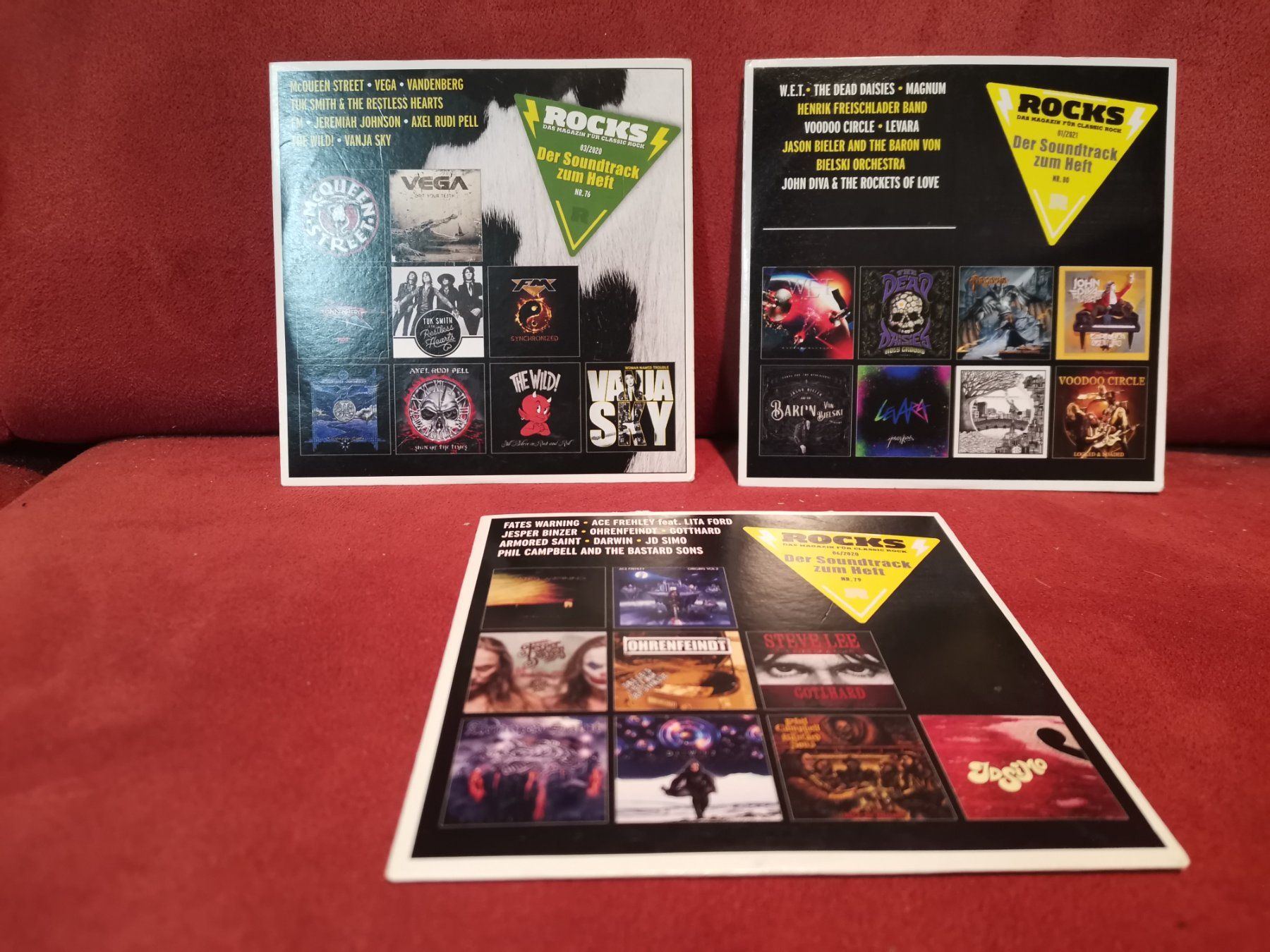 CD: 3 x CD Rocks Compilation (76 / 79 / 80) – Usato da Zofingen venduto da noise123
