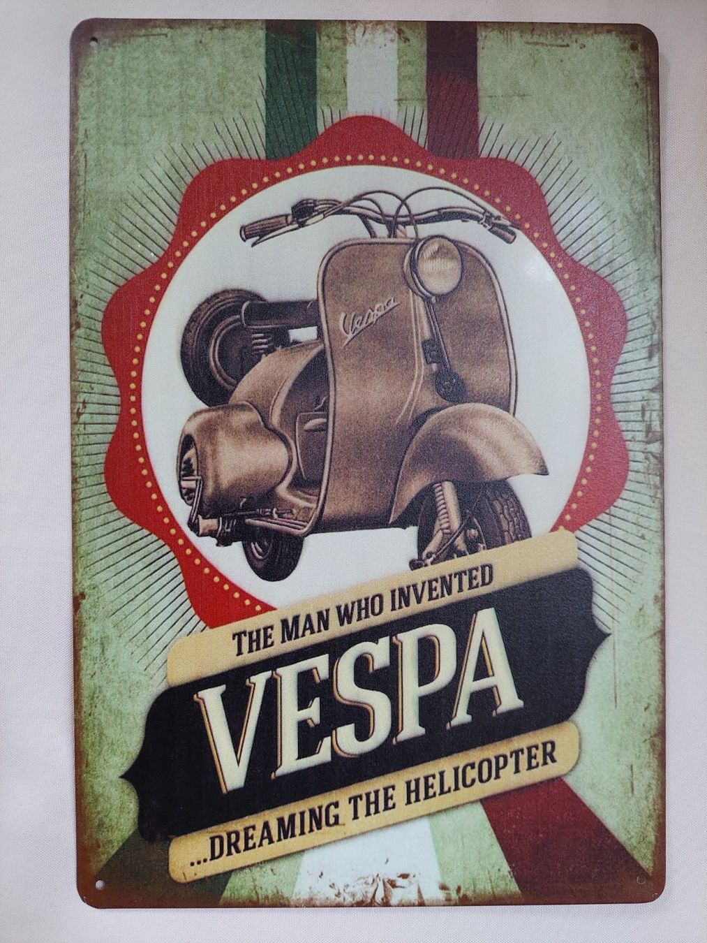 Insegne: Vespa Blechschild / Blechtafel Vespa – Nuovo (secondo la descrizione) da Zürich venduto da makimakimak