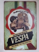 Vespa Blechschild / Blechtafel Vespa