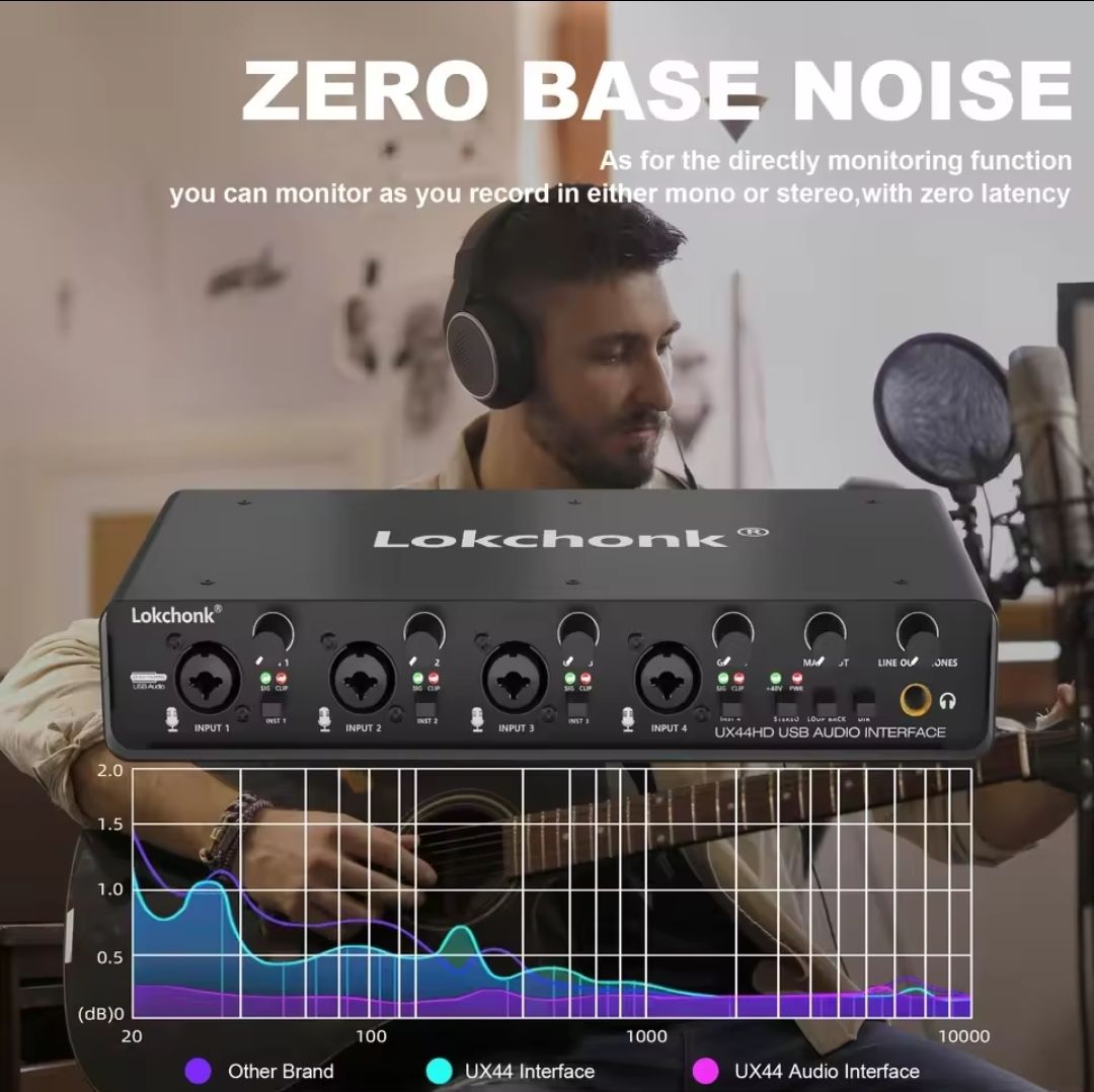 Attrezzatura per studi di registrazione: Interface Audio UX44: Studio Pro 32-bit/192kHz, 4 Canaux – Nuovo e nell'imballaggio originale da Villars-sur-Glâne venduto da Danger_Mod 3