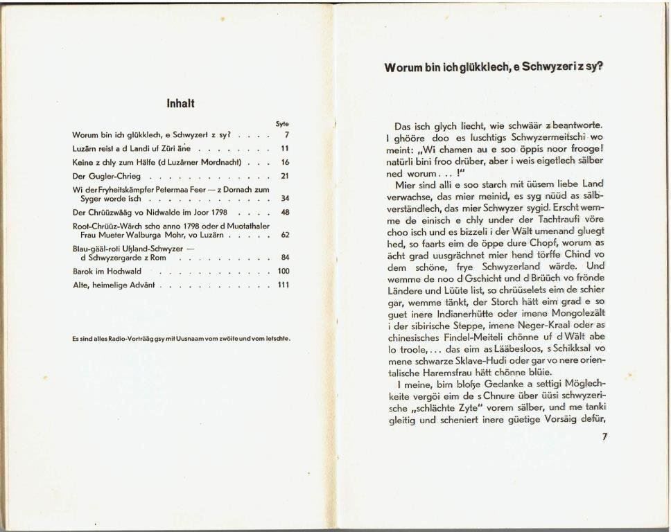 Bücher: Heimet Gschichte i Luzärner Sproch – Gebraucht aus Flims - Dorf von Stagediver 3