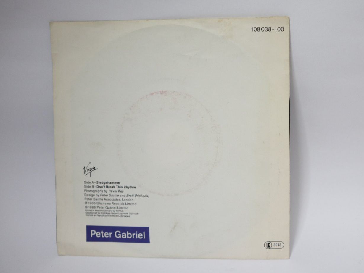 Dischi in vinile: Vinyl Single Peter Gabriel Sledgehammer für Jukebox – Usato da Eschenbach SG venduto da Astalavista 1
