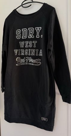 Superdry Pulloverkleid schwarz Grösse 38 guter Zustand