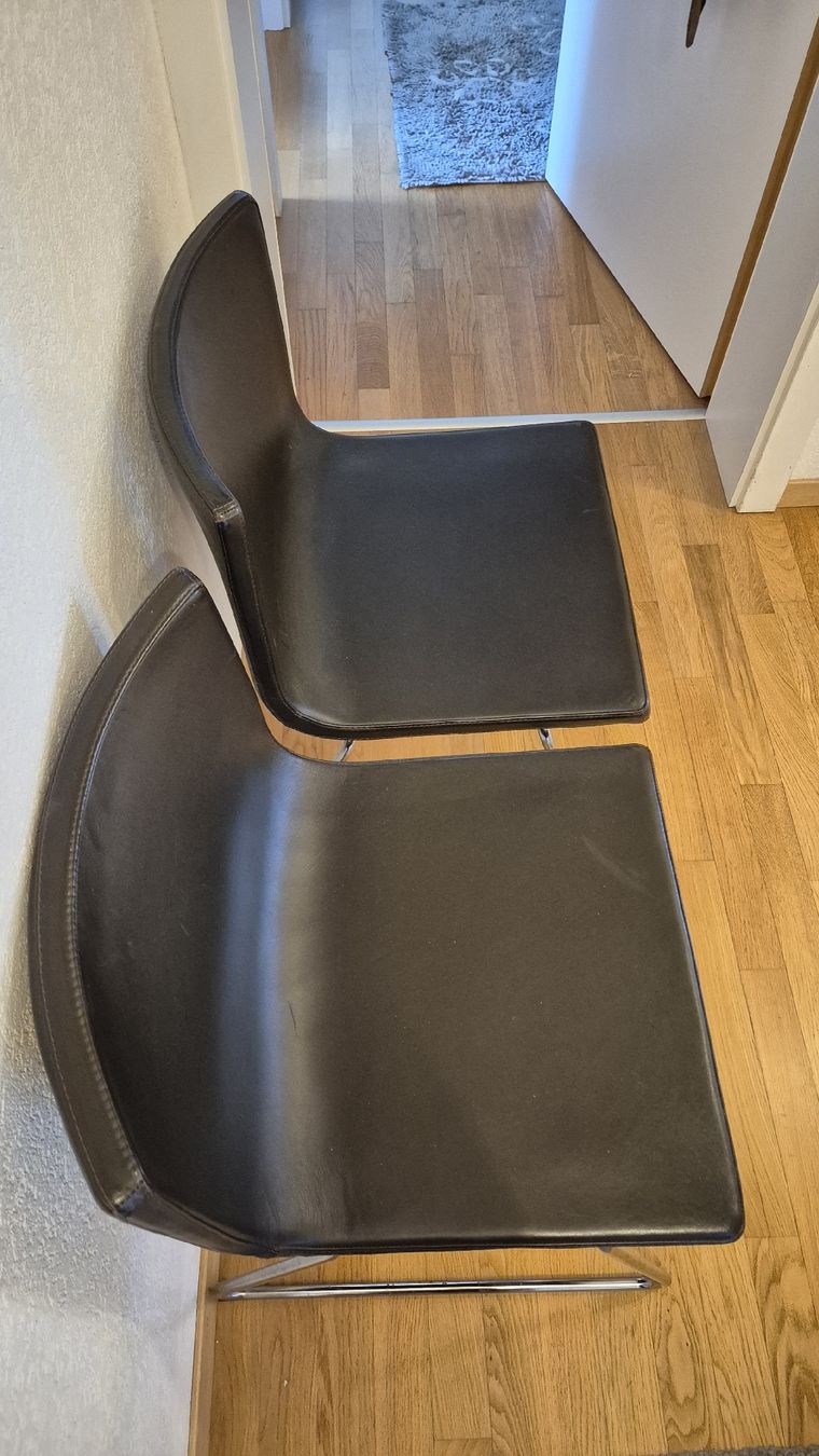 Ikea Stühle: IKEA BERNHARD LEATHER CHAIRS – Gebraucht aus Prangins von Dronning 4