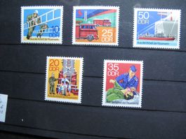 DDR 1977 Feuerwehr **