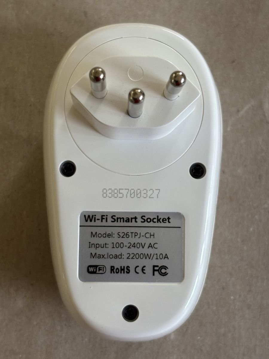 Sonoff Stecker: SONOFF Wi-Fi Smart Socket (Modell S26TPJ-CH) – Neu und originalverpackt aus Jona von WaJaggi 1