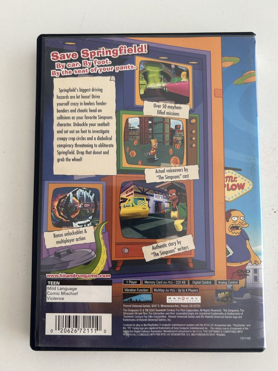 Giochi: The Simpsons Hit & Run NTSC US – Usato da Pully venduto da PongDayOne 1