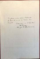 Henri Golay 1858-1931Bureau de la paix Autograph PAX MUNDI