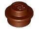 Lego Reddish Brown Plate, Round 1 x 1 24 Stück