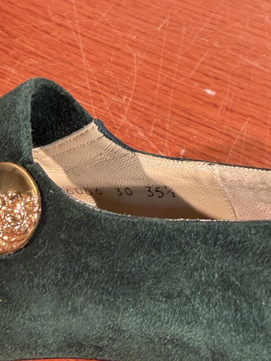 Bally Scarpe da donna: Chic Dark Green Suede Bally Pumps  – Usato da Lausanne venduto da vas_cdb2 7