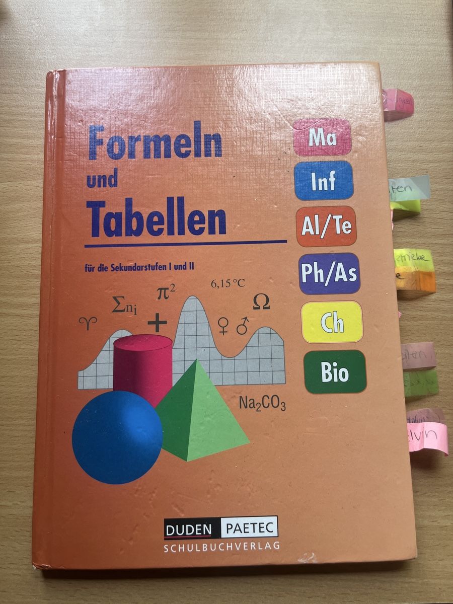 Livres: Formeln und Tabellen – D'occasion à Wichtrach par mar_bau3114