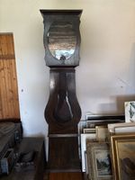 Antike Wandschrank für Standuhr aus Holz