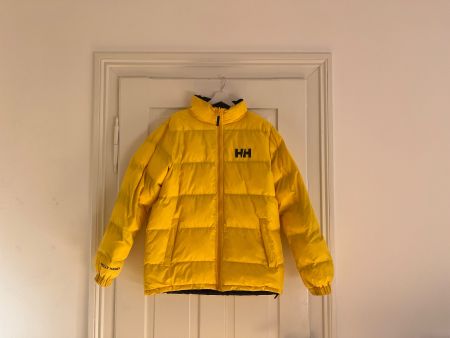 Helly Hansen Daunenjacke wendbar gelb/blau – Gr. L