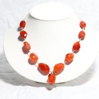 *Aktion* Cornaline Argent 925 - / Karneol Kette / NEU