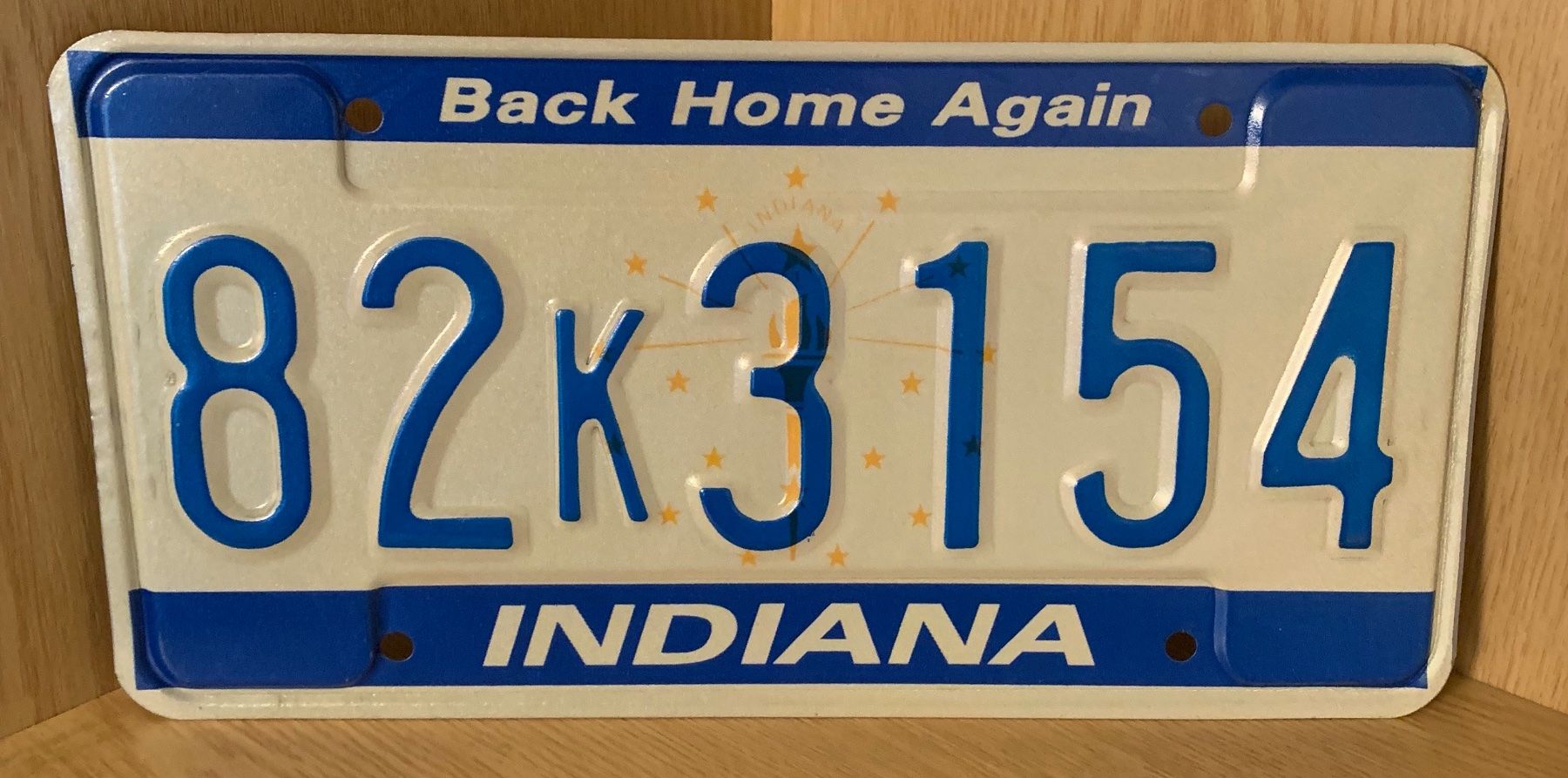 Insegne: BACK HOME AGAIN 82k3154 INDIANA – Usato da Zürich venduto da SWISSlighter
