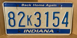 BACK HOME AGAIN 82k3154 INDIANA