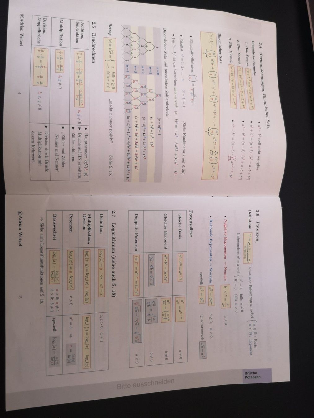 Bücher: Formelsammlung Mathematik – Gebraucht aus Zürich von 11Orchidee30 2