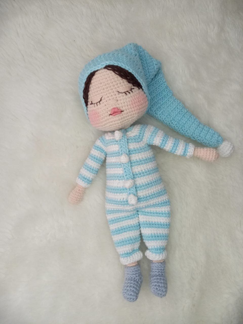 Bambole: Amigurumi Häkelpuppe – Nuovo (secondo la descrizione) da Kaltbrunn venduto da gurlukhandmade 1