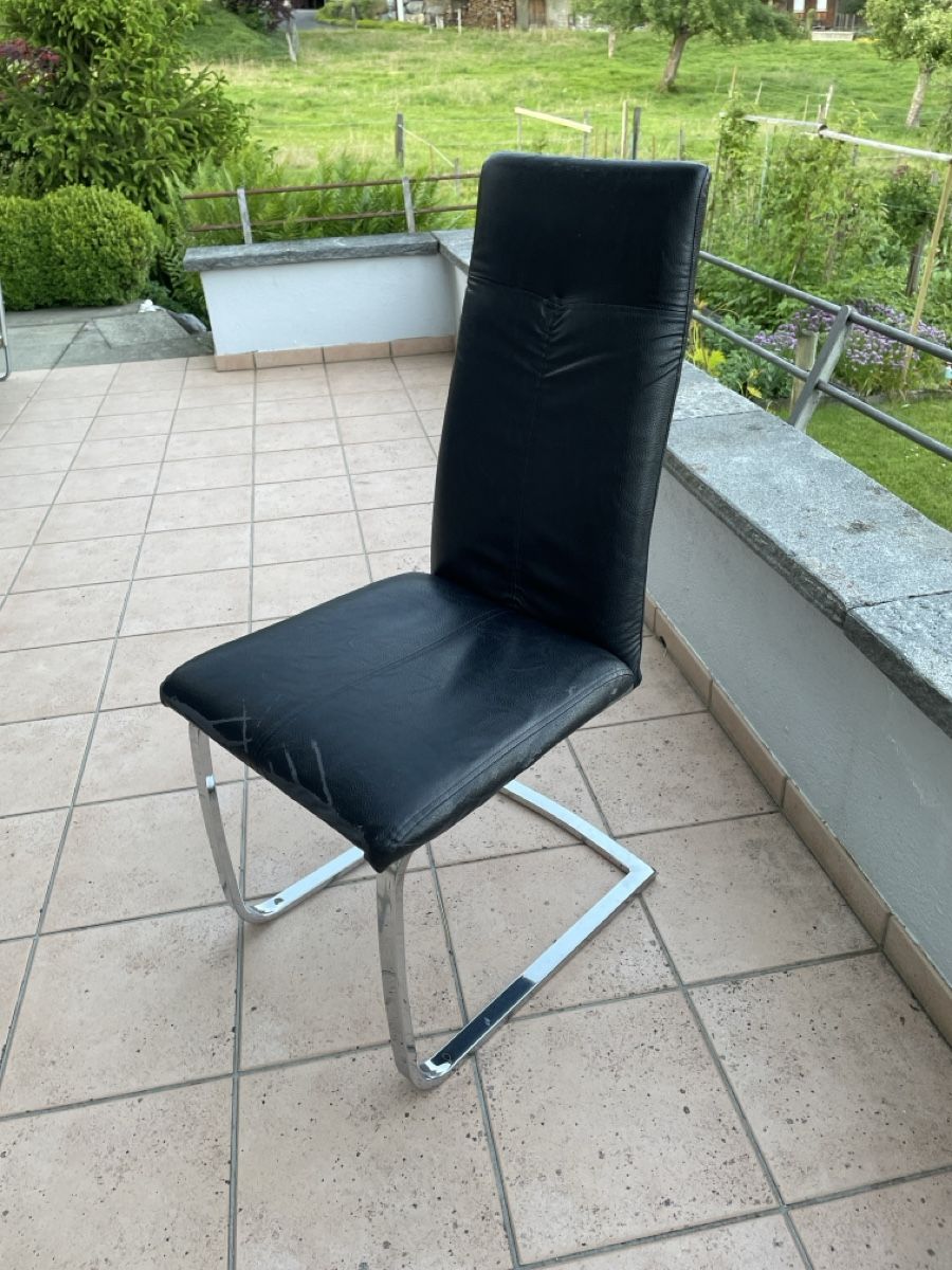 Sedie: 6stk. Essstuhl Freischwinger Kunstleder – Usato da Gelterfingen venduto da sib_mdt7 1