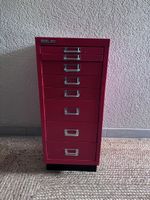Bisley Aktenschrank 8 Schubladen rot gebraucht
