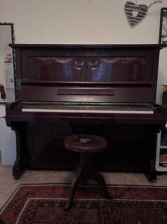 Musikinstrumente: Pianoforte verticale Ed. Seiler  – Gebraucht aus Riva San Vitale von nev_9qn9