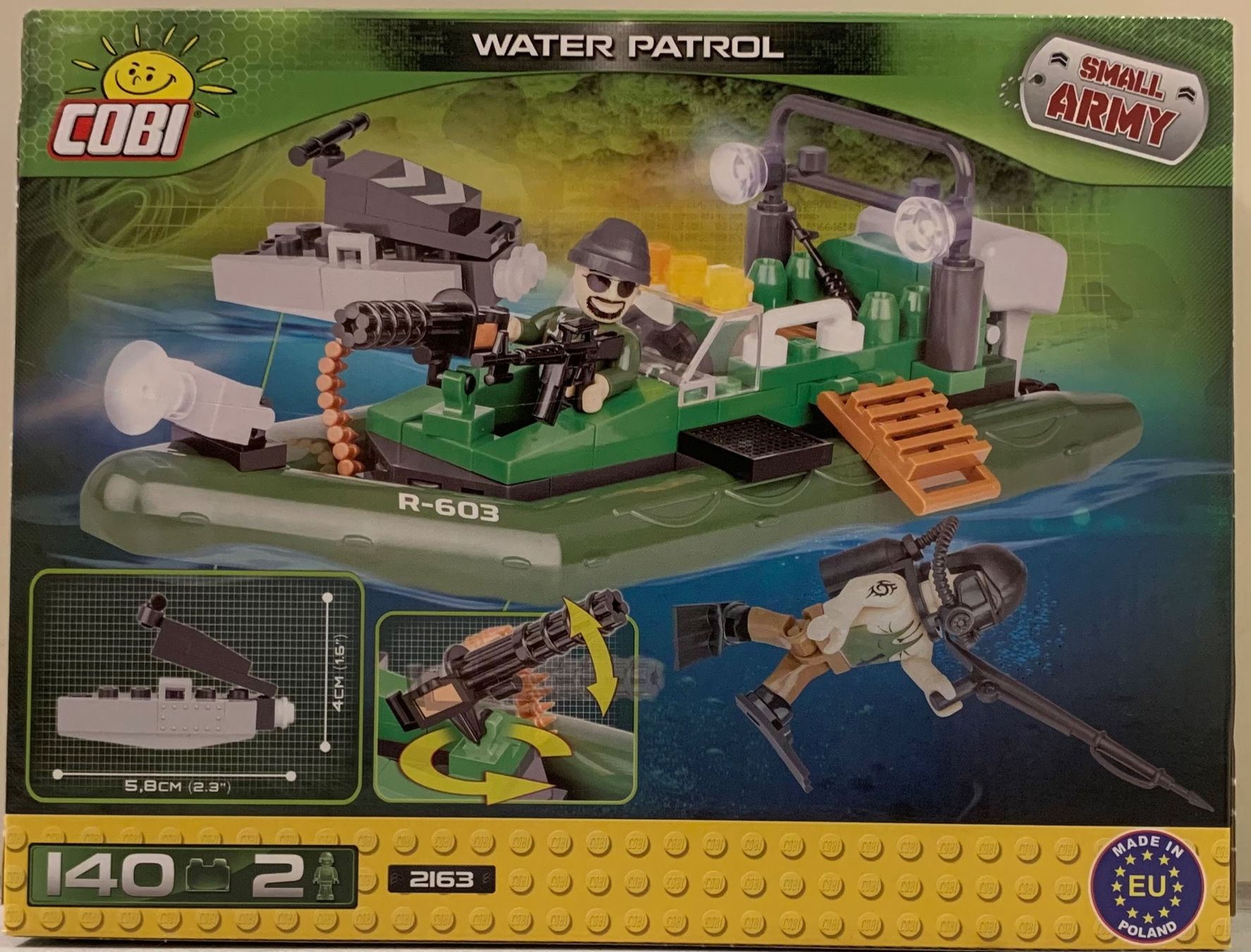 Cobi Kit di costruzioni: Cobi 2163 Water Patrol Small Army – Nuovo e nell'imballaggio originale da Samstagern venduto da Msharki