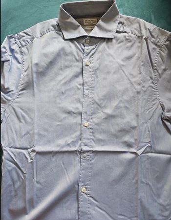 Brunello Cucinelli Hemd Handegemachtes 40 M L Luxus - NEU
