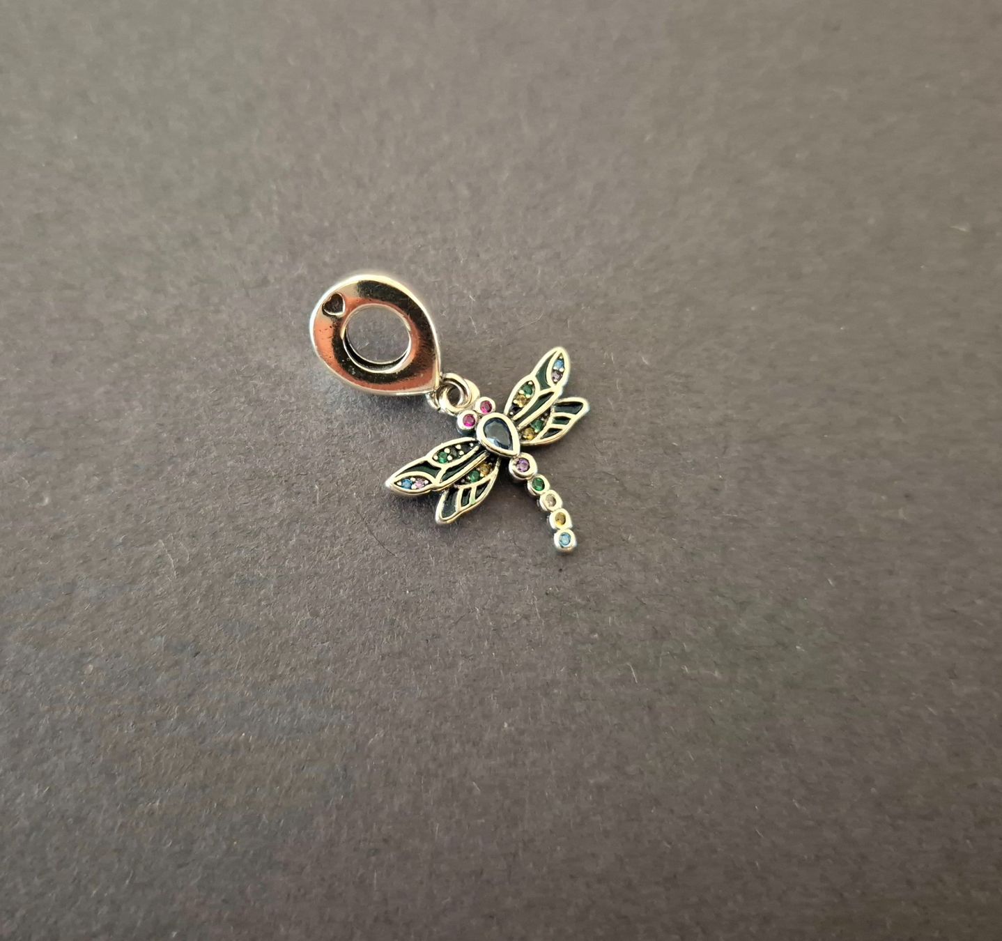Ciondoli: Silber Charm Libelle bunt +Garantie – Nuovo (secondo la descrizione) da Rotkreuz venduto da Carbone_Bijou-Shop