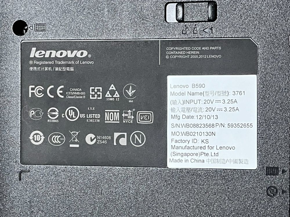 Lenovo B590 - Laptop | Kaufen auf Ricardo